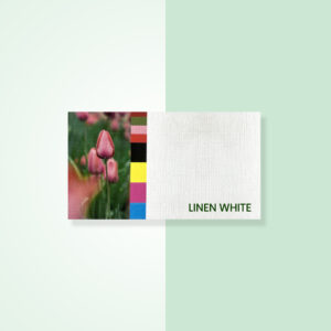 Linen White / Cream Visiting Cards
