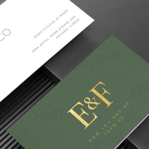 Gold Foil Visiting Cards