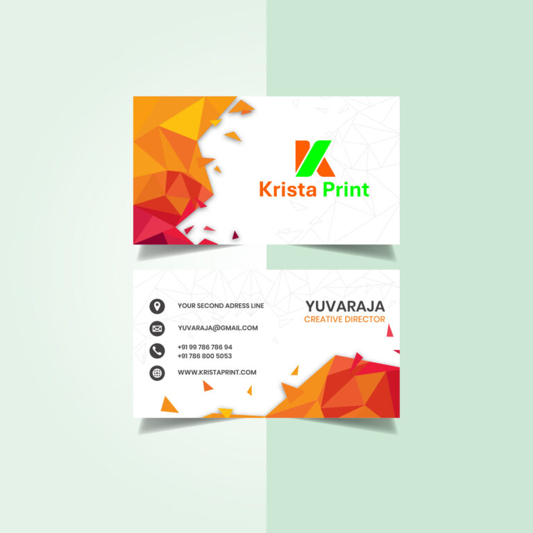 Premium visiting card printing in Chennai with custom business cards and fast delivery