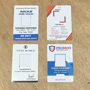 Plastic PVC ID Cards with durable professional custom printed identification design