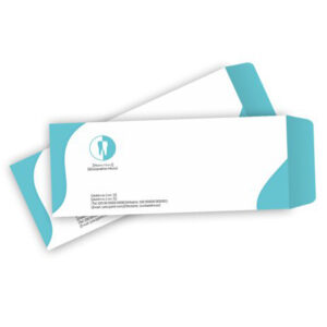 Custom office envelopes with professional company branding and logo printing