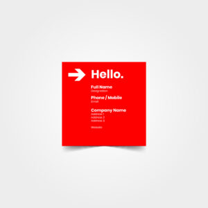 Square Visiting Cards