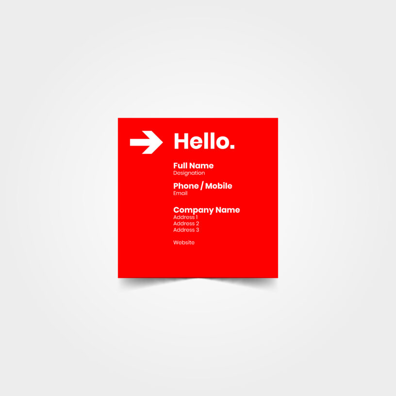 Square Shape Visiting Card Printing in Chennai – Premium Custom Business Cards