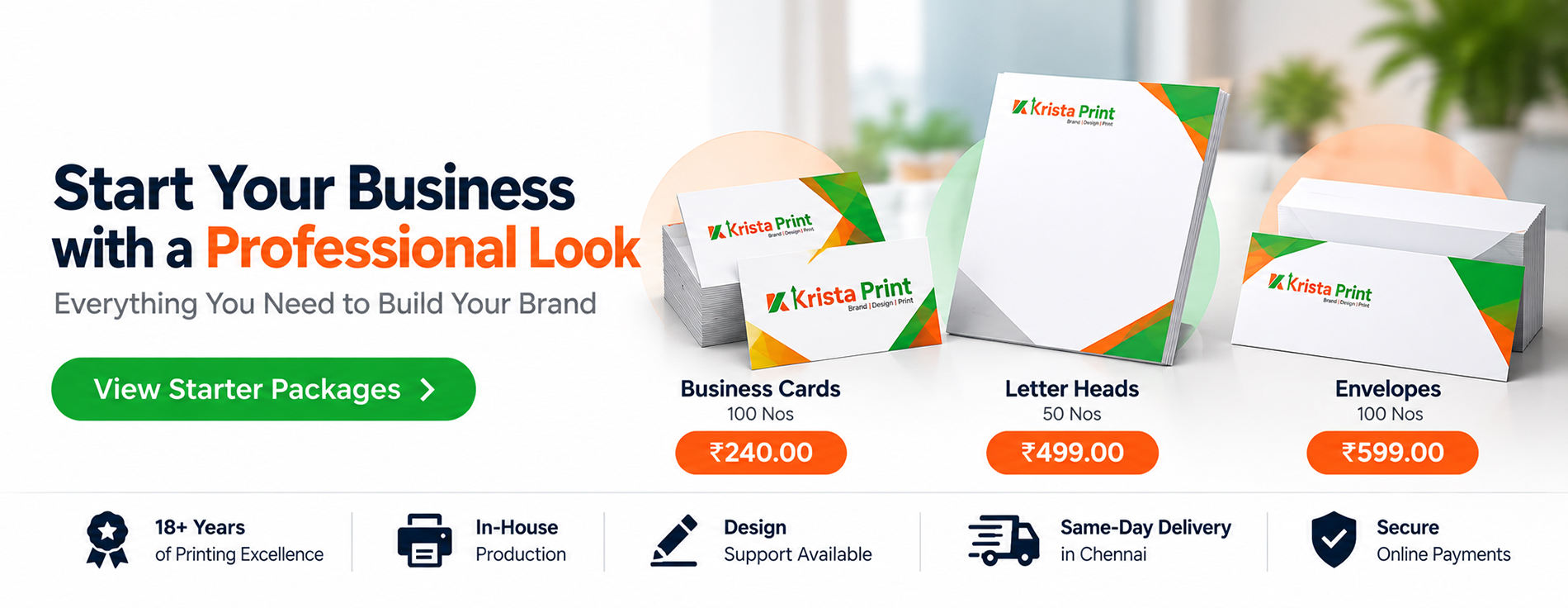 Krista Print Business Starter Package