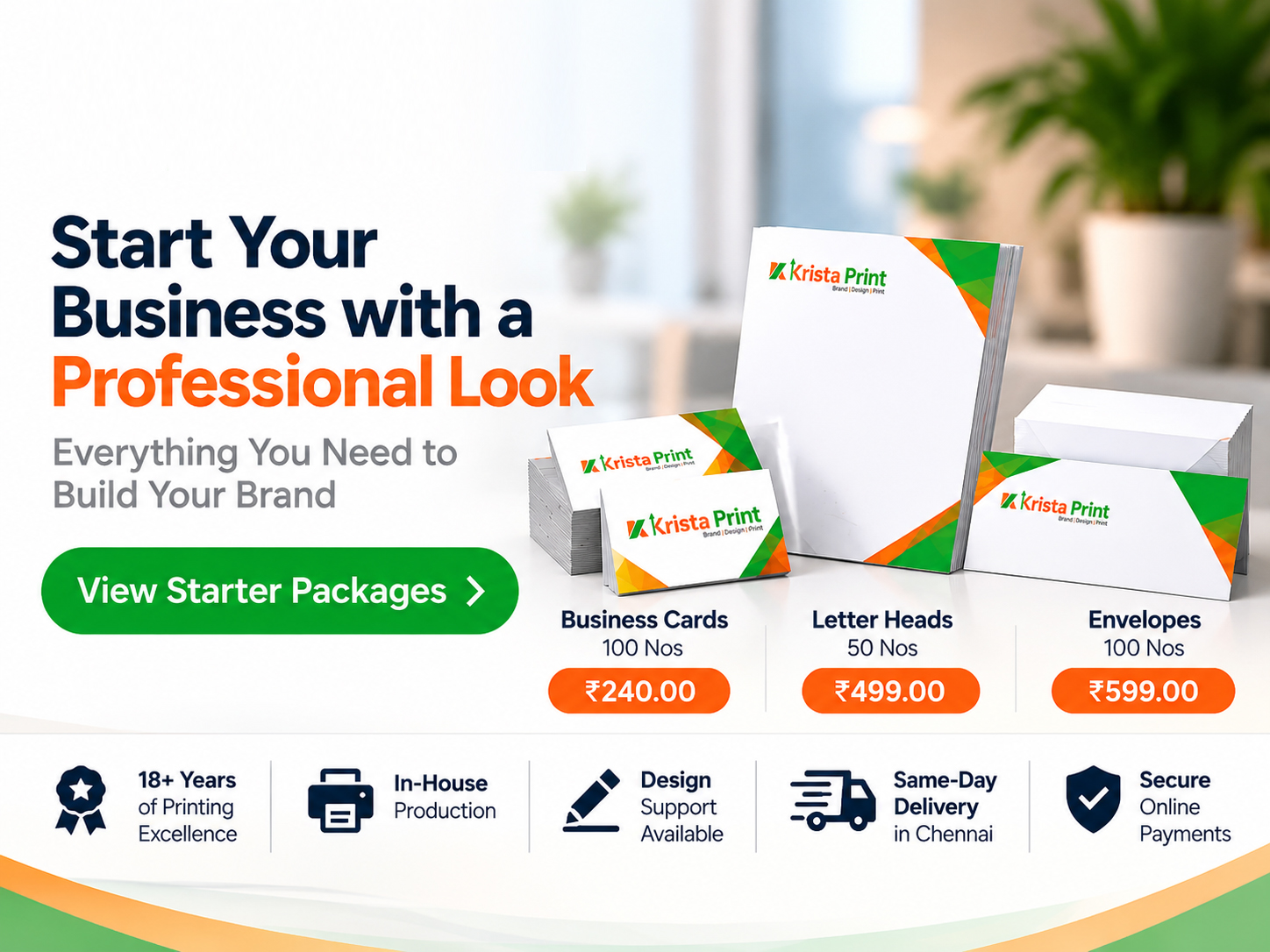 m-Krista Print Business Starter Package